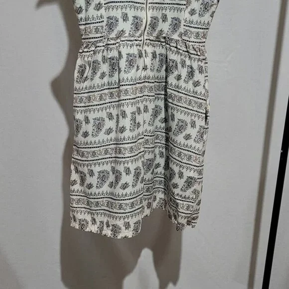 Levi's dress mini sleeveless white flowers boho beach sundress coastal summer - Picture 6 of 16
